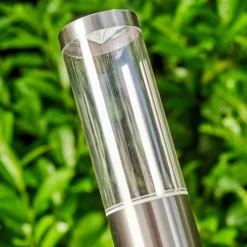 hofstein Borne lumineuse Noreaz LED Acier inoxydable, 1 lumière