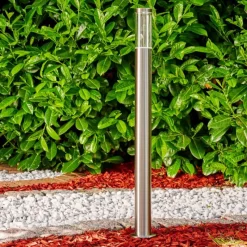 hofstein Borne lumineuse Noreaz LED Acier inoxydable, 1 lumière