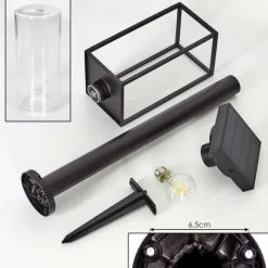 hofstein Borne lumineuse Palanga LED Noir, 1 lumière