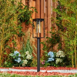 hofstein Borne lumineuse Palanga LED Noir, 1 lumière