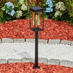 hofstein Borne lumineuse Palanga LED Noir, 1 lumière