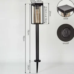 hofstein Borne lumineuse Palanga LED Noir, 1 lumière