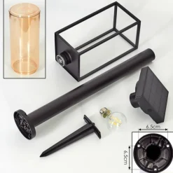 hofstein Borne lumineuse Palanga LED Noir, 1 lumière