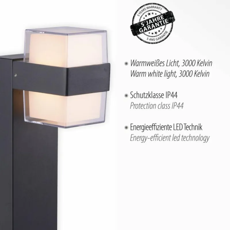 Luminaires Paul Neuhaus Borne lumineuse Paul-Neuhaus CARA LED Anthracite, 2 lumières