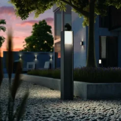 Luminaires Philips Borne lumineuse Philips Hue White Turaco LED Anthracite, 1 lumière