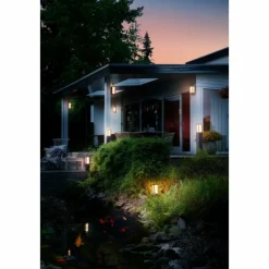Luminaires Philips Borne lumineuse Philips Hue Ambiance White & Color Impress LED Noir, 1 lumière, Changeur de couleurs