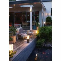 Luminaires Philips Borne lumineuse Philips Hue Ambiance White & Color Impress LED Noir, 1 lumière, Changeur de couleurs