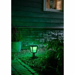 Luminaires Philips Borne lumineuse Philips Hue Ambiance White & Color Econic LED Noir, 1 lumière, Changeur de couleurs