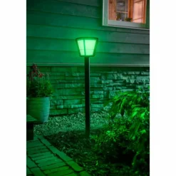 Luminaires Philips Borne lumineuse Philips Hue Ambiance White & Color Econic LED Noir, 1 lumière, Changeur de couleurs