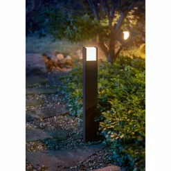 Luminaires Philips Borne lumineuse Philips Hue White Fuzo LED Noir, 1 lumière