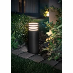 Luminaires Philips Borne lumineuse Philips Hue White Lucca LED Anthracite, 1 lumière