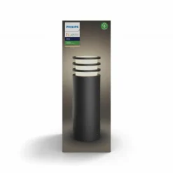 Luminaires Philips Borne lumineuse Philips Hue White Lucca LED Anthracite, 1 lumière