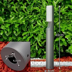 hofstein Borne lumineuse Porus LED Anthracite, 1 lumière