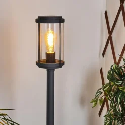 Lampes Vintages & Rétros-hofstein Borne lumineuse Riola Anthracite, 1 lumière