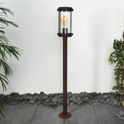 Lampes Vintages & Rétros-hofstein Borne lumineuse Riola Rouille, 1 lumière