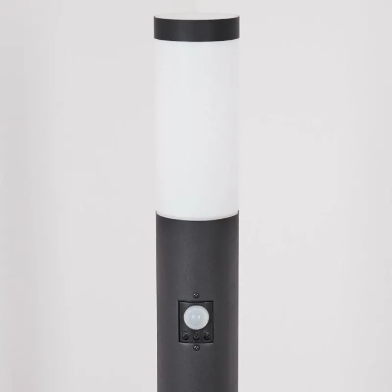 hofstein Borne lumineuse Ruti Noir, 1 lumière, Détecteur de mouvement