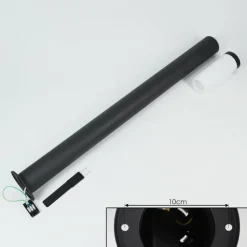 hofstein Borne lumineuse Ruti Noir, 1 lumière