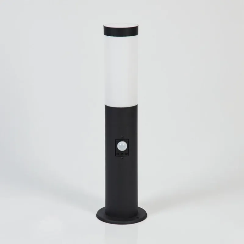 hofstein Borne lumineuse Ruti Noir, 1 lumière, Détecteur de mouvement