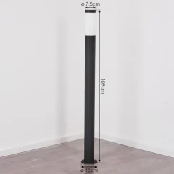 hofstein Borne lumineuse Ruti Noir, 1 lumière