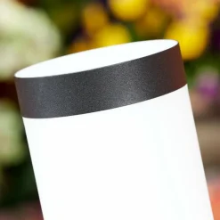 hofstein Borne lumineuse Ruti Noir, 1 lumière, Détecteur de mouvement