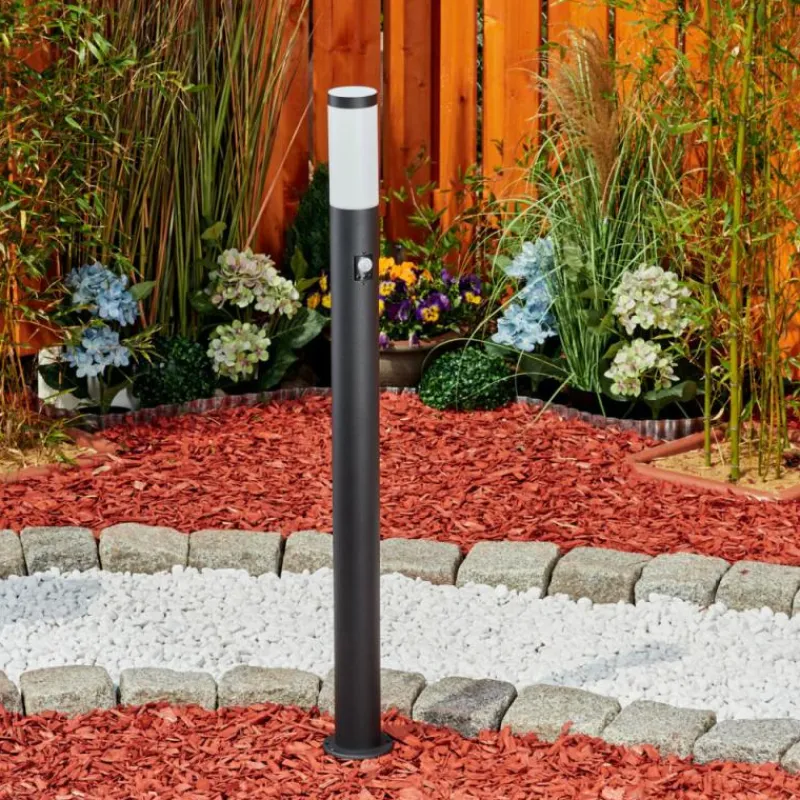 hofstein Borne lumineuse Ruti Noir, 1 lumière, Détecteur de mouvement