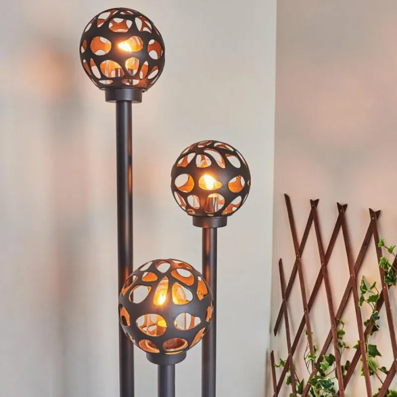 hofstein Borne lumineuse Saaseg Noir, 3 lumières