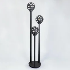 hofstein Borne lumineuse Saaseg Noir, 3 lumières