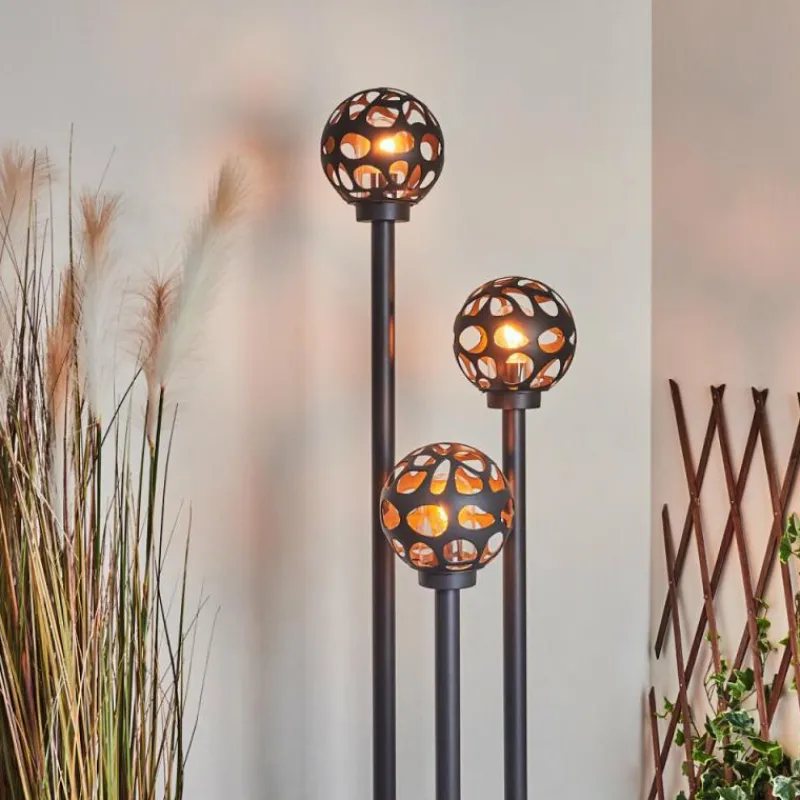 hofstein Borne lumineuse Saaseg Noir, 3 lumières