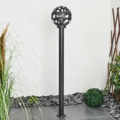 hofstein Borne lumineuse Saaseg Noir, 1 lumière