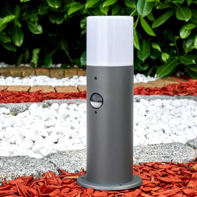 hofstein Borne lumineuse Schafhaus Anthracite, 1 lumière, Détecteur de mouvement