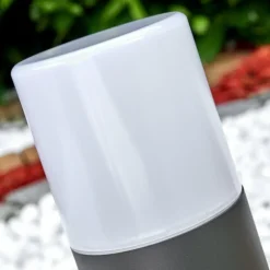 hofstein Borne lumineuse Schafhaus Anthracite, 1 lumière, Détecteur de mouvement