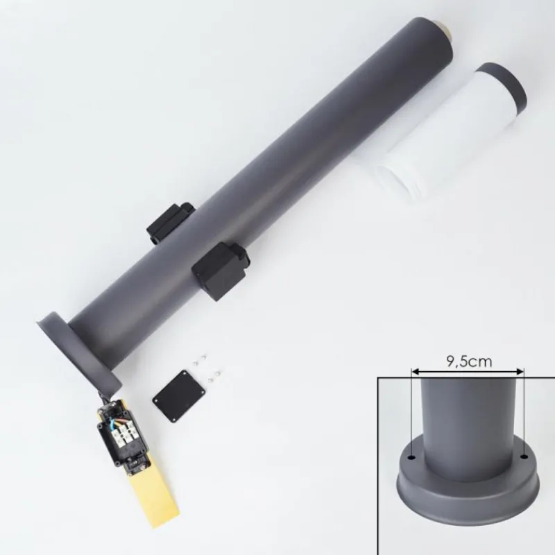 hofstein Borne lumineuse Sessa Anthracite, 1 lumière