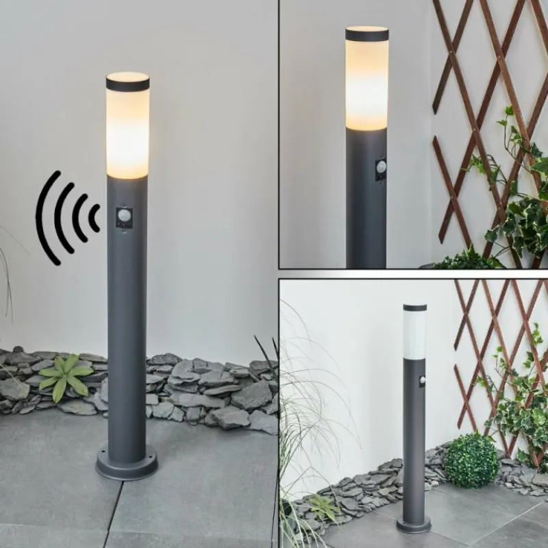 hofstein Borne lumineuse Sessa Anthracite, 1 lumière, Détecteur de mouvement