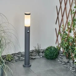 hofstein Borne lumineuse Sessa Anthracite, 1 lumière, Détecteur de mouvement