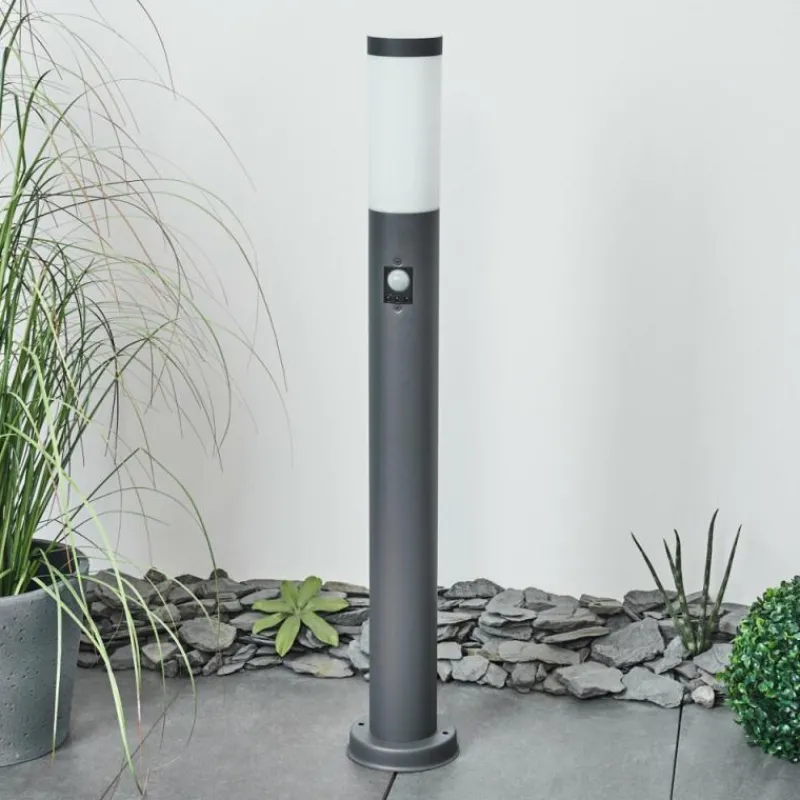 hofstein Borne lumineuse Sessa Anthracite, 1 lumière, Détecteur de mouvement