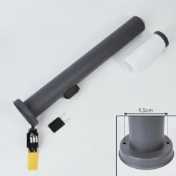 hofstein Borne lumineuse Sessa Anthracite, 1 lumière