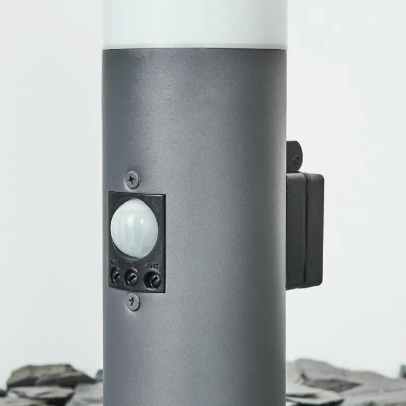 hofstein Borne lumineuse Sessa Anthracite, 1 lumière, Détecteur de mouvement
