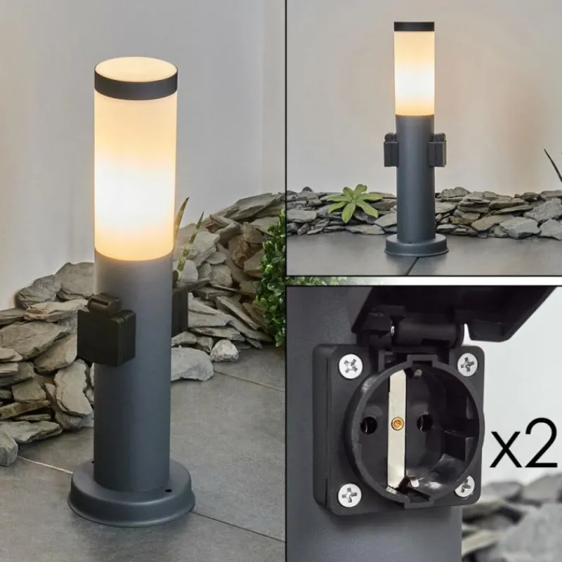 hofstein Borne lumineuse Sessa Anthracite, 1 lumière