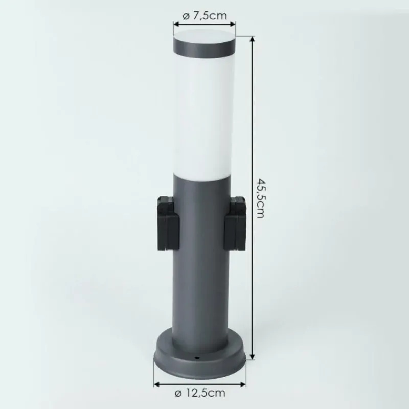 hofstein Borne lumineuse Sessa Anthracite, 1 lumière