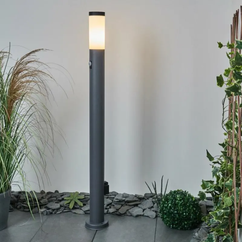 hofstein Borne lumineuse Sessa Anthracite, 1 lumière, Détecteur de mouvement