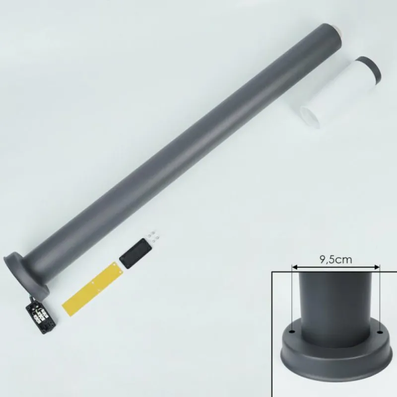 hofstein Borne lumineuse Sessa Anthracite, 1 lumière