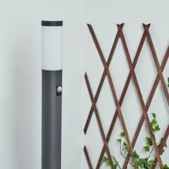 hofstein Borne lumineuse Sessa Anthracite, 1 lumière, Détecteur de mouvement