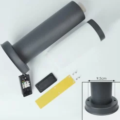 hofstein Borne lumineuse Sessa Anthracite, 1 lumière