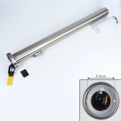 hofstein Borne lumineuse Sessa Nickel mat, 1 lumière