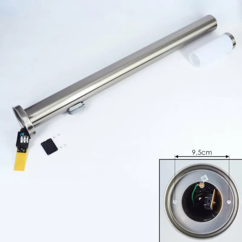 hofstein Borne lumineuse Sessa Nickel mat, 1 lumière