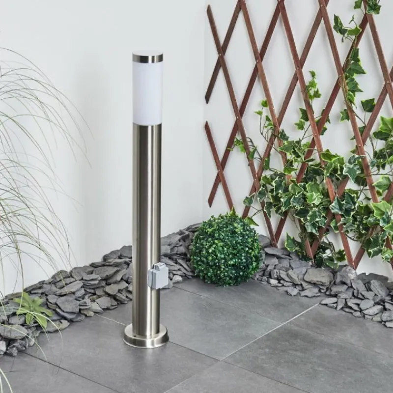 hofstein Borne lumineuse Sessa Nickel mat, 1 lumière