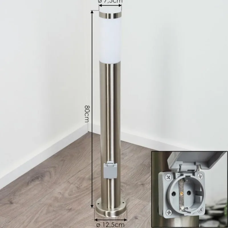 hofstein Borne lumineuse Sessa Nickel mat, 1 lumière