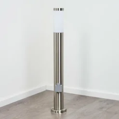 hofstein Borne lumineuse Sessa Nickel mat, 1 lumière