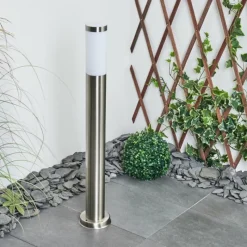 hofstein Borne lumineuse Sessa Nickel mat, 1 lumière