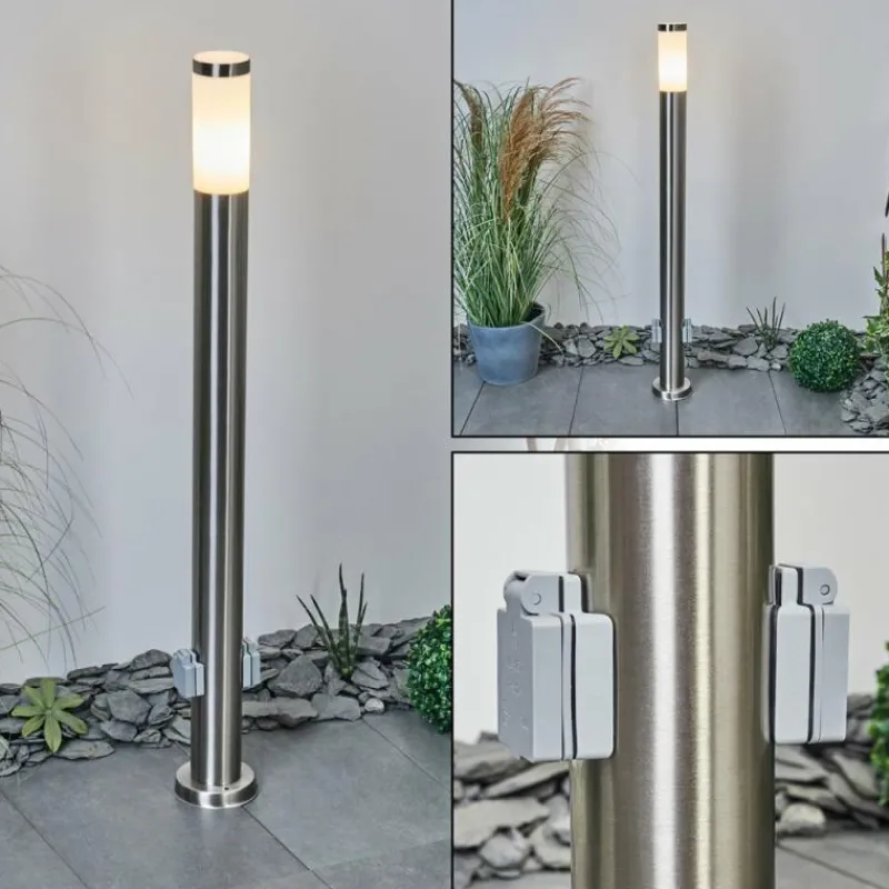 hofstein Borne lumineuse Sessa Nickel mat, 1 lumière